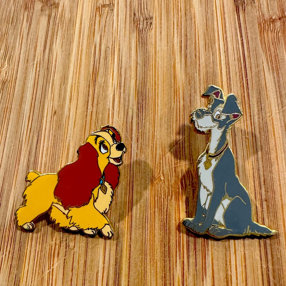 Lady and the Tramp collectors pin